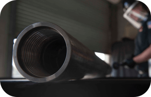 Close up of stator inside a warehouse